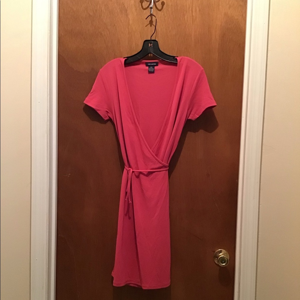 Short Sleeve Wrap Dress